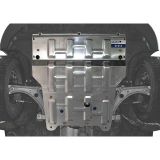 Алюминиевая защита картера и КПП Audi Q3, V - 2.0; 2.0d с 2011 года