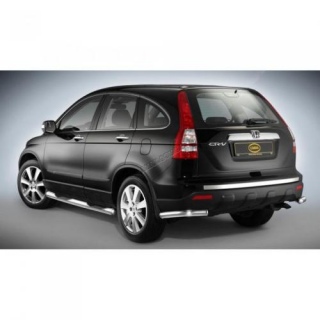 Пороги труба с накладками d76 мм HONDA CR-V (Хонда СРВ)