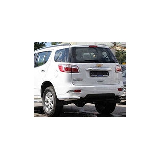 Защита заднего бампера из нержавеющей стали Уголки 60 мм Chevrolet Trailblazer (Шевроле Трейлблейзер)