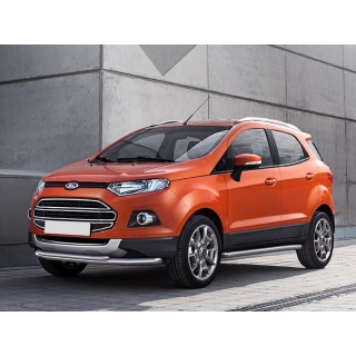 Пороги труба d57 мм из нержавеющей стали FORD EcoSport (Форд ЭкоСпорт) с 2014 года