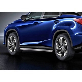 Пороги труба d57 мм Lexus RX 200t / 350 / 450h (Лексус RX 200t / 350 / 450h) с 2015 года