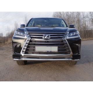 Защита переднего бампера d60 мм LEXUS LX-450d (Лексус LX-450d)