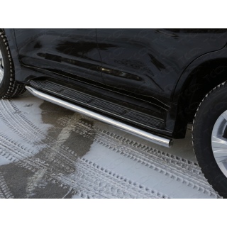 Защита штатного порога d60 мм LEXUS LX-450d (Лексус LX-450d)