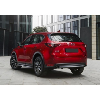 Защита заднего бампера d42 мм Mazda CX-5 (Мазда СХ-5) с 2017 года