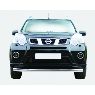 Защита переднего бампера из нержавеющей стали d76 мм NISSAN  X-Trail (Ниссан Х-Трейл) с 2011 года