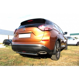 Защита заднего бампера 57 мм NISSAN Murano (Ниссан Мурано) с 2016 года