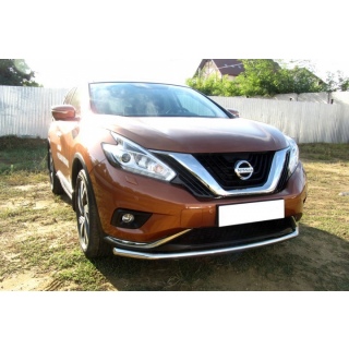 Защита переднего бампера 57 мм NISSAN Murano (Ниссан Мурано) с 2016 года
