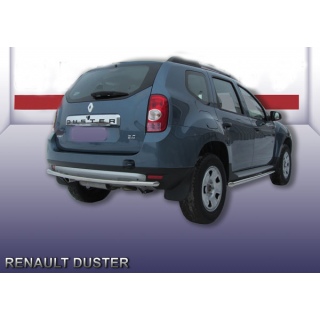 Защита заднего бампера труба из нержавеющей стали d42 мм RENAULT Duster (Рено Дастер)