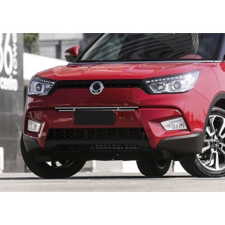 Решетка радиатора верхняя d10мм Ssang Yong Tivoli (Ссанг Йонг Тиволи)