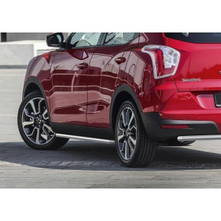 Пороги труба d42 мм Ssang Yong Tivoli (Ссанг Йонг Тиволи)