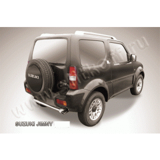 Защита заднего бампера d57 мм SUZUKI Jimny (Сузуки Джимни) с 2012 года выпуска