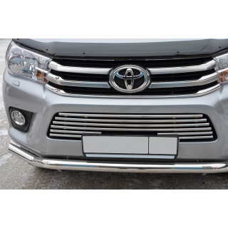 Решетка радиатора d16 мм TOYOTA Hilux (Тойота Хайлюкс) с 2015 г.в.