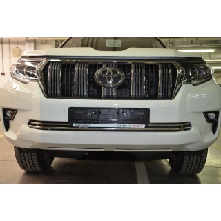 Решетка радиатора d16 мм Toyota Land Cruiser 150 Prado (Тойота Ленд Крузер 150 Прадо) с 2017 года