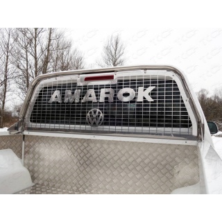 Защита кабины d75х42 мм и заднего стекла VOLKSWAGEN Amarok (Фольксваген Амарок) 2016 года
