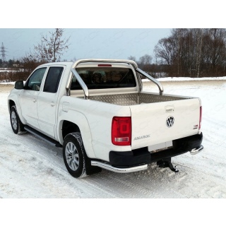 Защита кузова d76 мм (на кузов) VOLKSWAGEN Amarok (Фольксваген Амарок) 2016 года