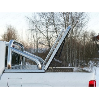 Защита кузова d76 мм (на крышку) VOLKSWAGEN Amarok (Фольксваген Амарок) 2016 года