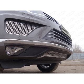 Решетки радиатора боковые, лист Volkswagen Touareg (Фольксваген Туарег) с 2014 года