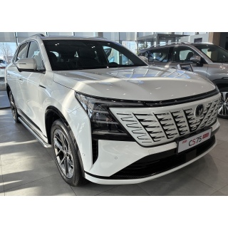 Пороги площадкой d60 мм из нержавеющей стали с алюминиевым листом CHANGAN CS75 Plus