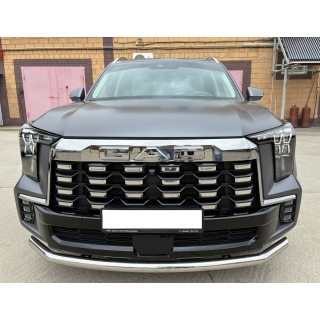 Защита переднего бампера из нержавеющей стали d60 мм GAC GS8 2025- (комплектация Traveller)