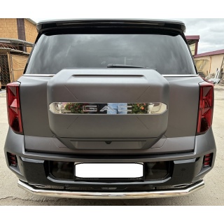 Защита заднего бампера из нержавеющей стали d60 мм GAC GS8 2025- (комплектация Traveller)