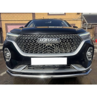 Защита переднего бампера d60 мм HAVAL М6