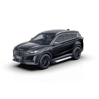 Пороги алюминиевые SILVER Jetour X70 Plus с 2023 года выпуска