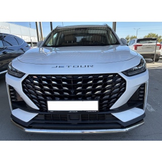 Защита переднего бампера из нержавеющей стали d60 мм Jetour X70 Plus