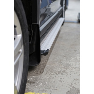 Пороги алюминиевые SL SILVER Шевроле-Нива 2009-