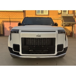 Защита переднего бампера из нержавеющей стали d60 мм ROX 01