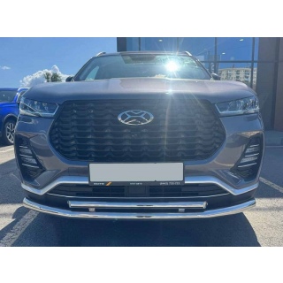 Защита переднего бампера двойная из нержавеющей стали d60-42 мм Xcite X-Cross 7 