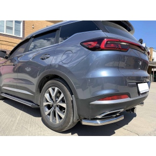 Защита заднего бампера 