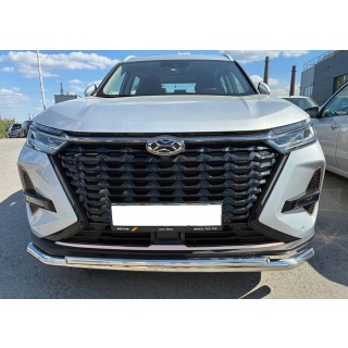 Защита переднего бампера двойная из нержавеющей стали d60-42 мм Xcite X-Cross 8