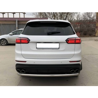 Защита заднего бампера из нержавеющей стали d60 мм Xcite X-Cross 8