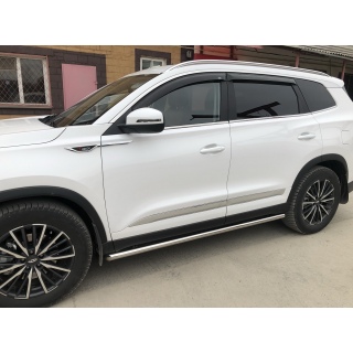 Пороги труба из нержавеющей стали, d60 мм Xcite X-Cross 8