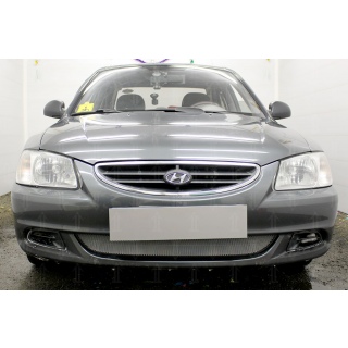 Решетка радиатора черная HYUNDAI Accent (ТагАЗ) с 2001 года