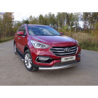 Решетка радиатора (лист) HYUNDAI Santa Fe Premium с 2015 года