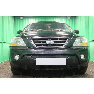 Решетка радиатора черная (низ) KIA Sorento (КИА Соренто) с 2006 по 2011 год выпуска