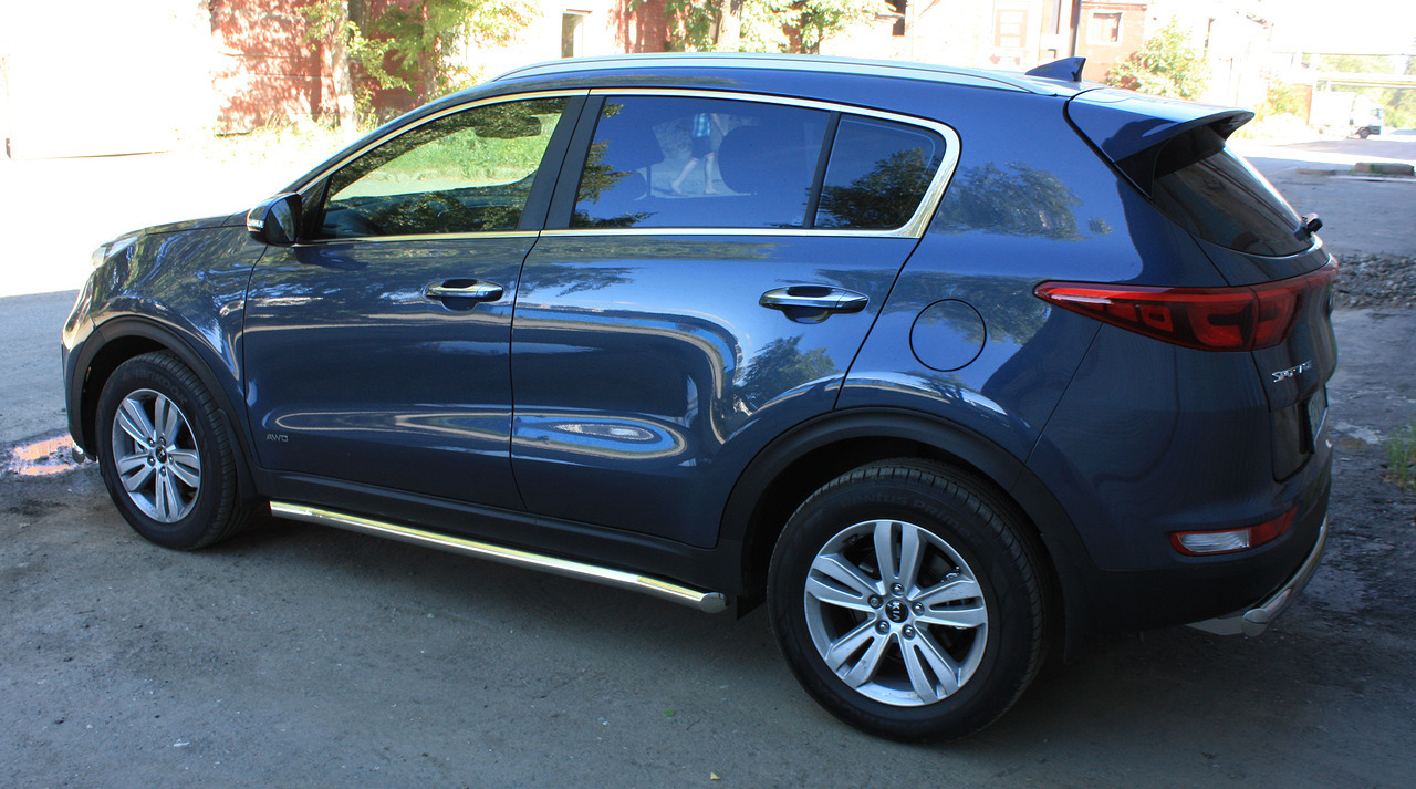 пороги kia sportage 3