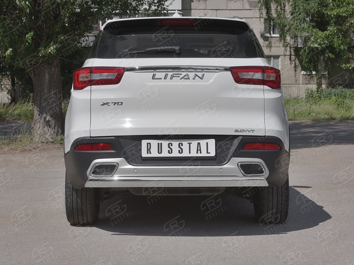 Задний бампер lifan x70