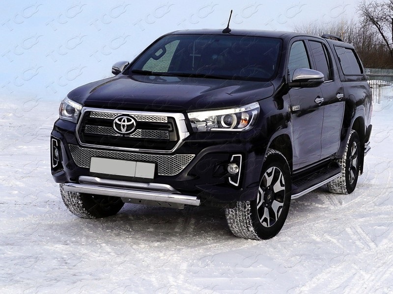 Защита радиатора TOYOTA Hilux (Тойота Хайлюкс) с 2018 года