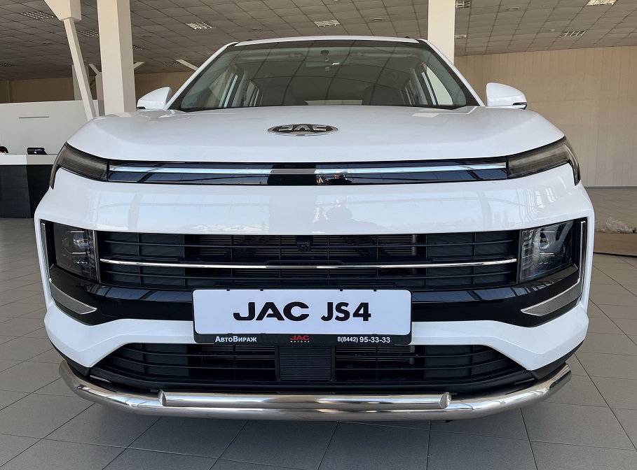 Защита переднего бампера JAC JS4 (Джак Джей Эс 4)
